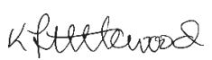 Karen Littlewood signature